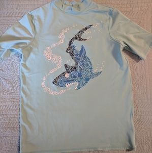 Boys 14-16 Land's End swim shirt